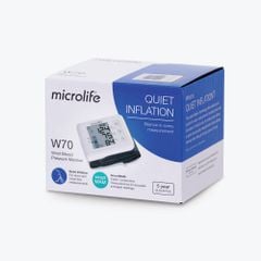 Máy Đo Huyết Áp Điện Tử Cổ Tay Microlife W70