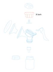 Phụ Kiện Dụng Cụ Hút Sữa Cơ SANITY AP154-AM
