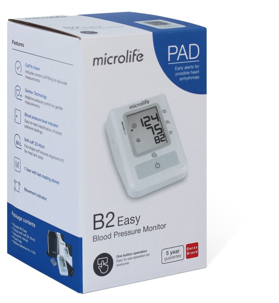 Máy Đo Huyết Áp Bắp Tay Microlife  B2 Easy