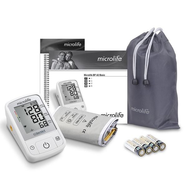 Máy Đo Huyết Áp Bắp Tay Microlife  A2 Basic
