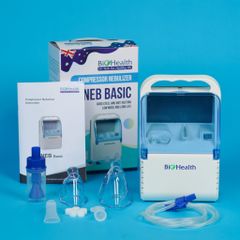 Máy Xông Khí Dung BIOHEALTH Neb Basic, Xông Mạnh, Hạt Mịn, Bảo Hành 3 Năm