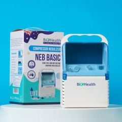 Máy Xông Khí Dung BIOHEALTH Neb Basic, Xông Mạnh, Hạt Mịn, Bảo Hành 3 Năm