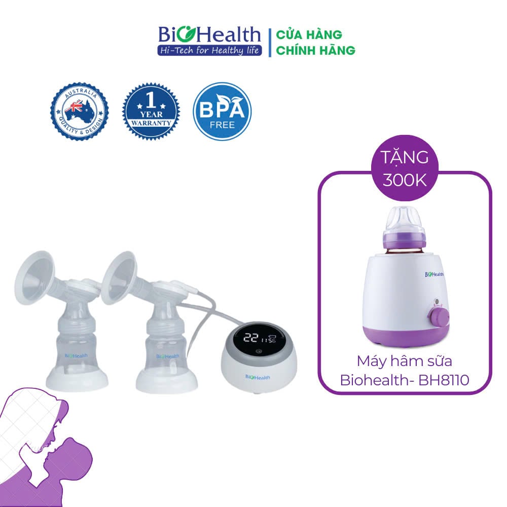Máy Hút Sữa Điện Đôi Biohealth 30 Cấp Độ IE SMART