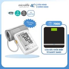 Máy Đo Huyết Áp Điện Tử Bắp Tay Microlffe A5 (BP 3GC-5F) - Công Nghệ AFIB Cảnh Báo Rung Nhĩ, Phòng Đột Quỵ