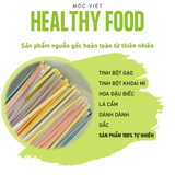  Bánh canh ống rau củ ngũ sắc gói 500g 