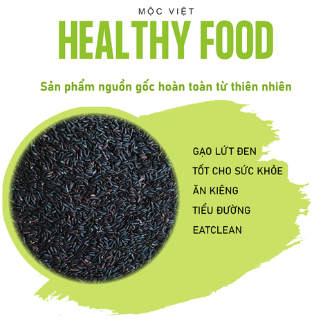  Gạo lứt đen dẻo gói 1kg 