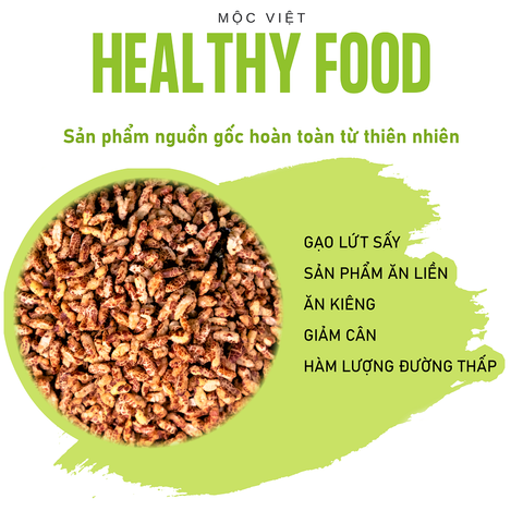  Gạo lứt đỏ sấy rong biển hộp 250g 