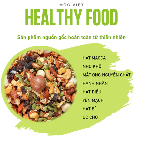  Ngũ cốc Granola Siêu Hạt hộp 500g 