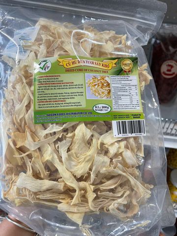  Củ hủ dừa khô* 