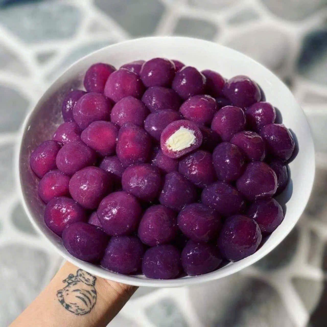  Khoai dẻo phô mai tím 