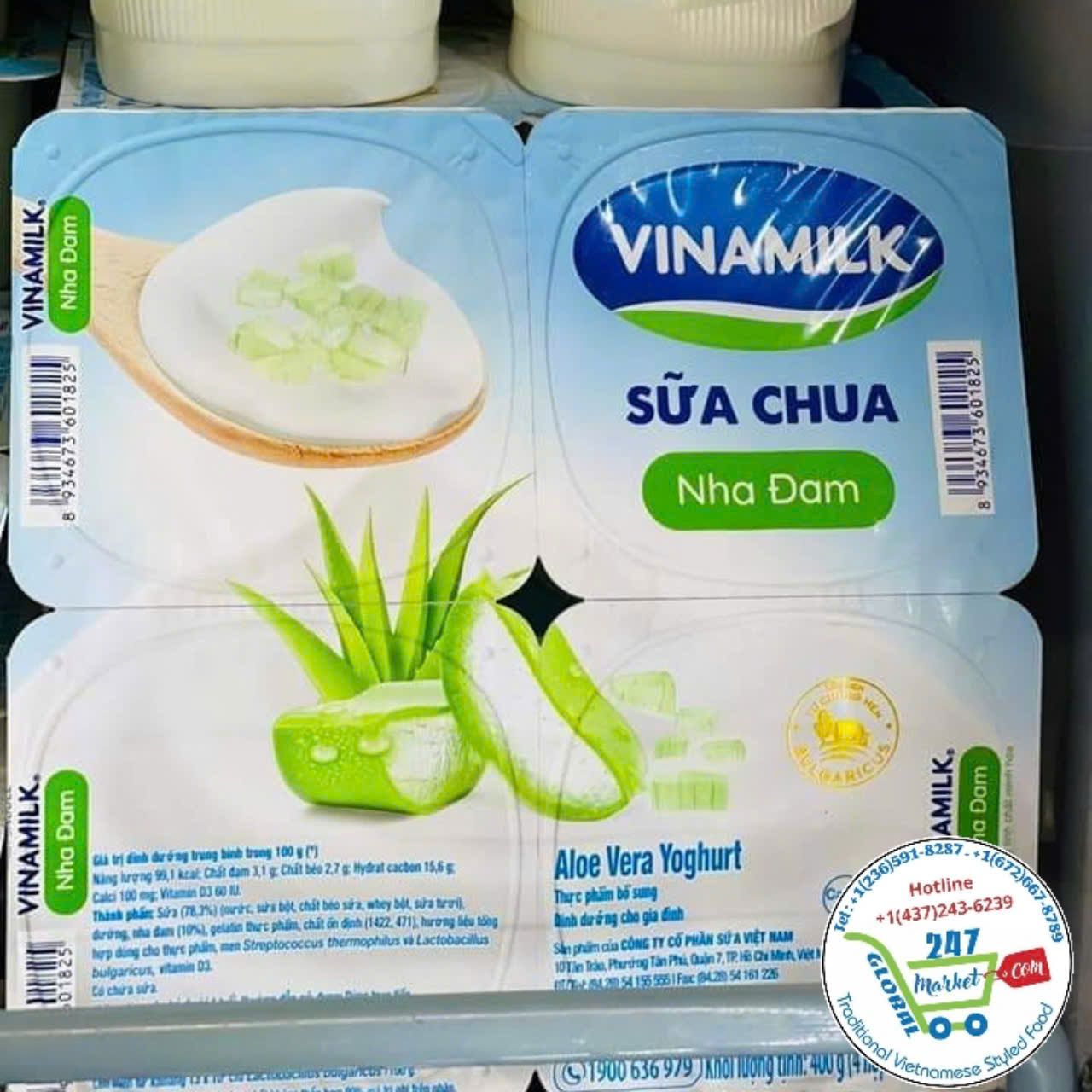  Sữa chua vinamilk nha đam 