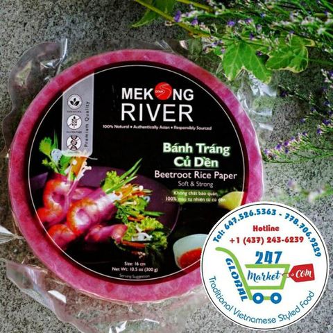  Bánh tráng củ dền mekong* 