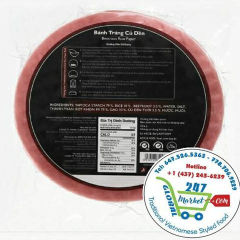  Bánh tráng củ dền mekong* 