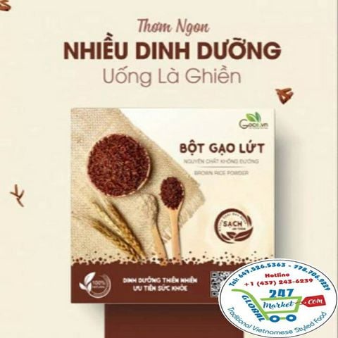  Bột gạo lứt nguyên chất goce* 