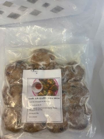  Chả cá cuộn đậu đũa 