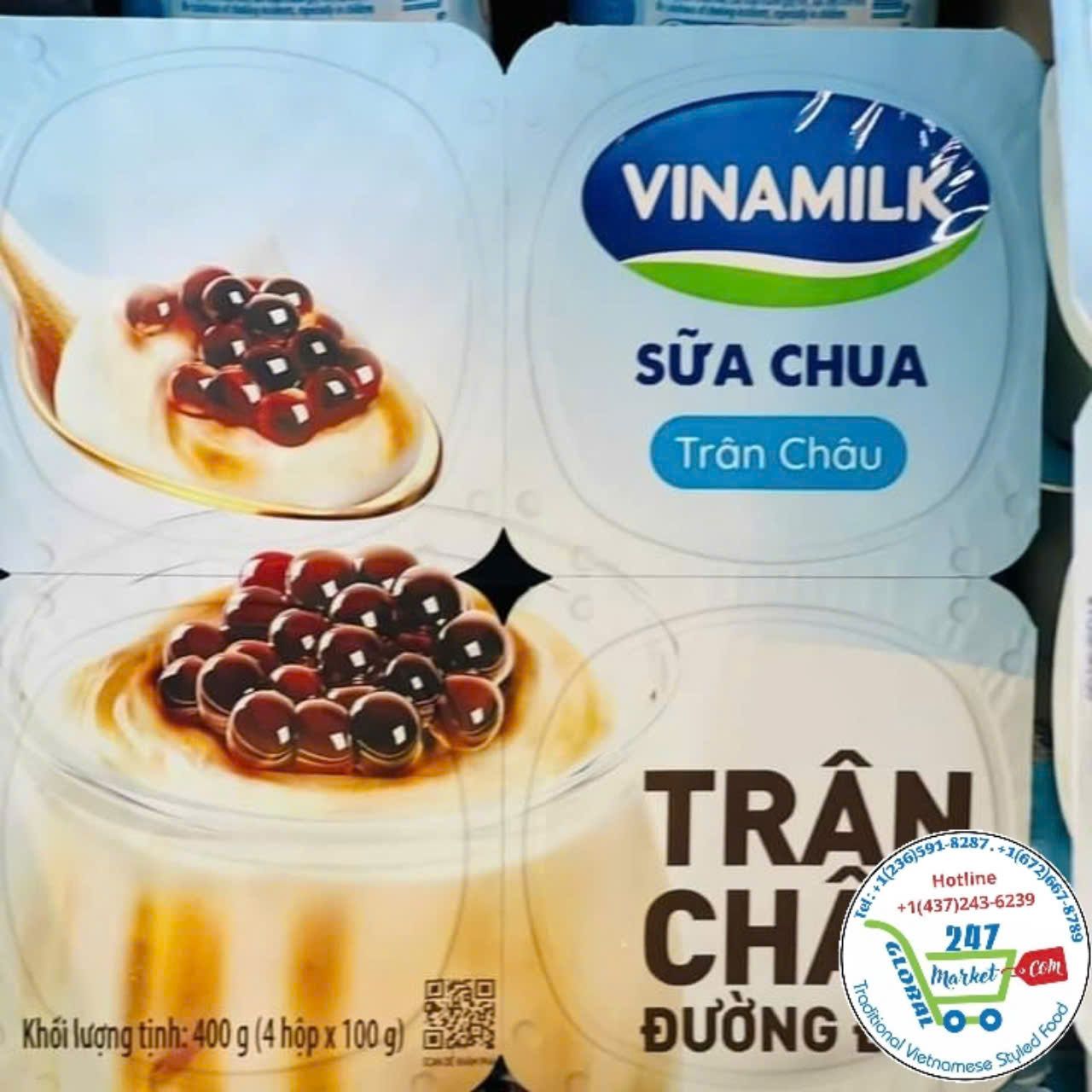  Sữa chua vinamilk trân châu 