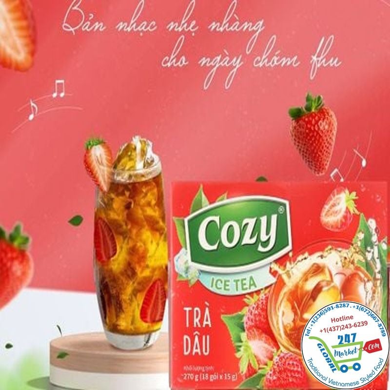  Trà dâu Cozy. 