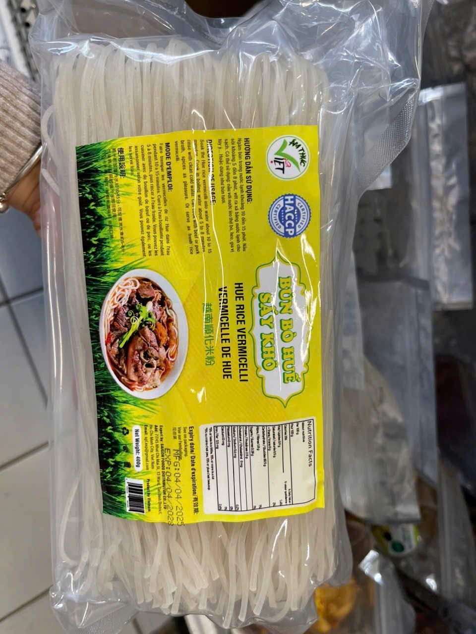  bún bò khô 