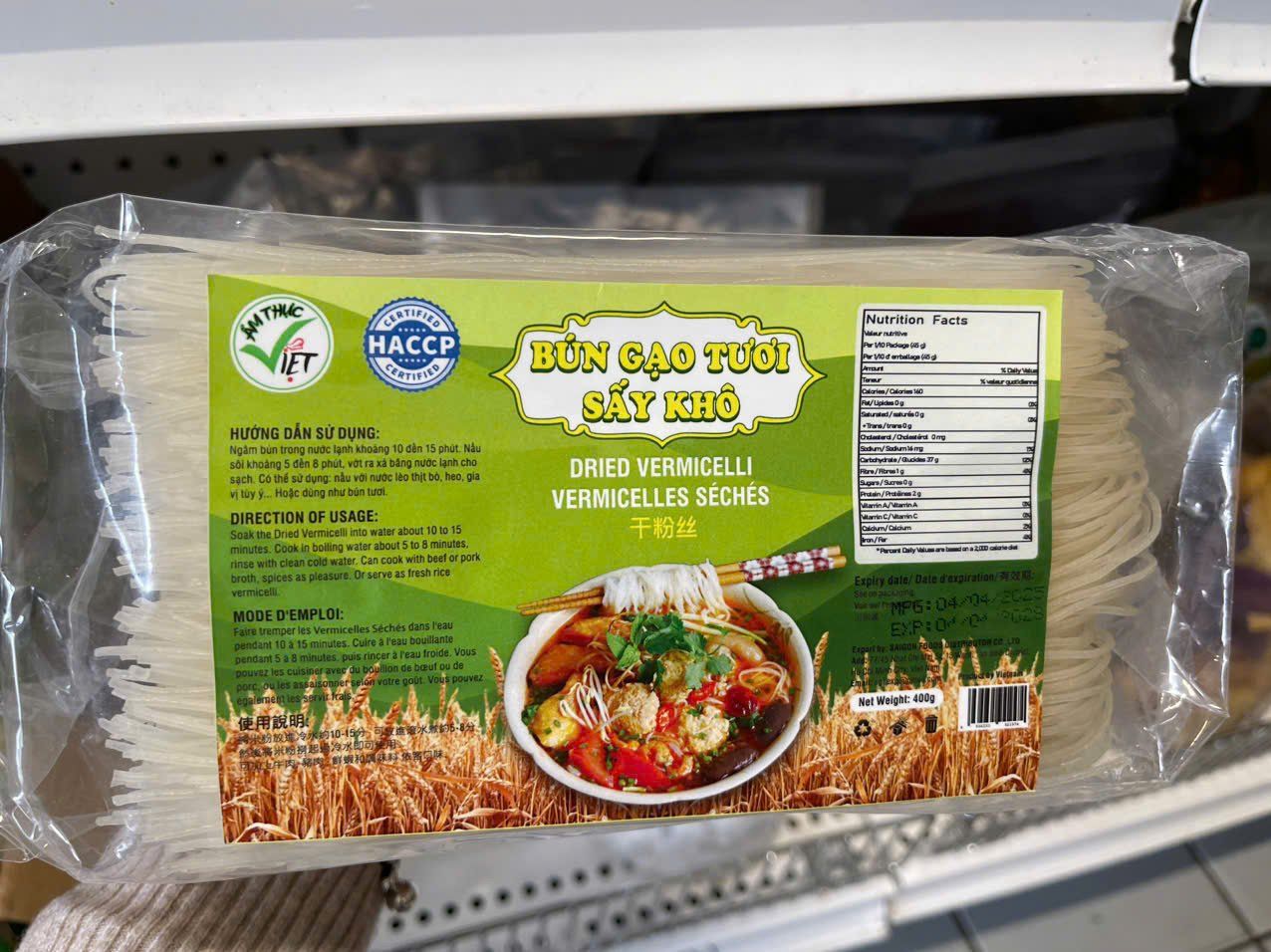  bún gạo khô 