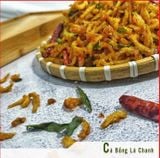  Cá bống tỏi ớt lá chanh. 