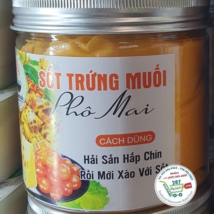  Sốt trứng muối phô mai* 