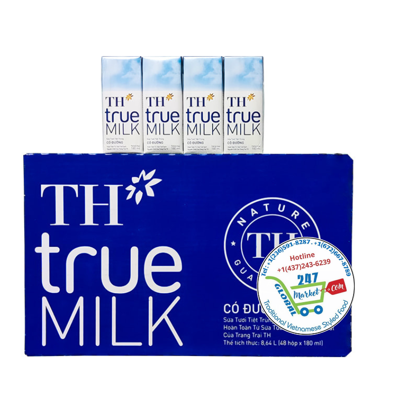  Sữa TH true milk có đường 