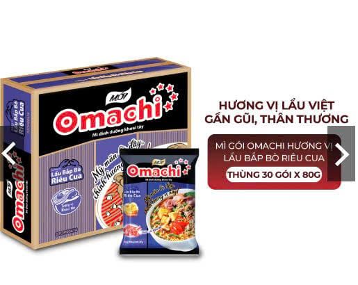 Omachi lẩu bắp bò riêu cua 