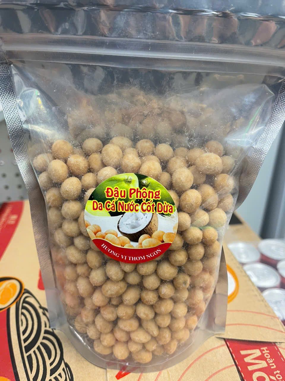  đậu phộng da cá cốt dừa 