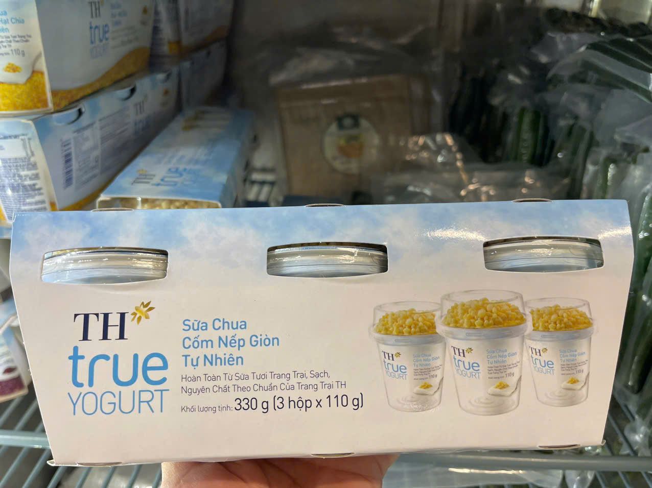  TH sữa chua Cốm nếp giòn 