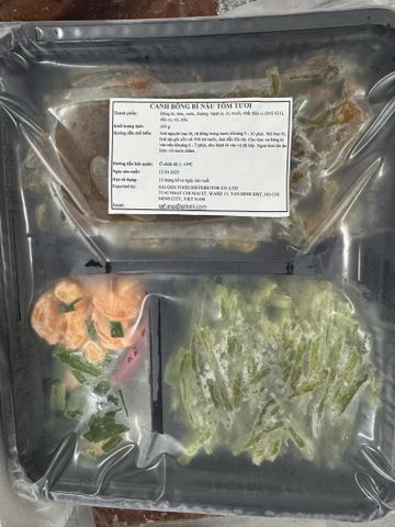  Canh bông bí tôm tươi 