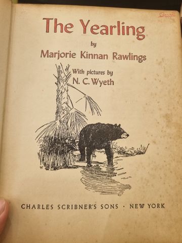  THE YEARLING - M.K. RAWLING (PICTURES BY N.C. WYETH) 