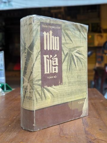  Nho Giáo - Trần Trọng Kim (Bản In Lần Ba Trọn Bộ 1 Cuốn Bản Đóng Bìa Cứng Còn Bìa Gốc) 