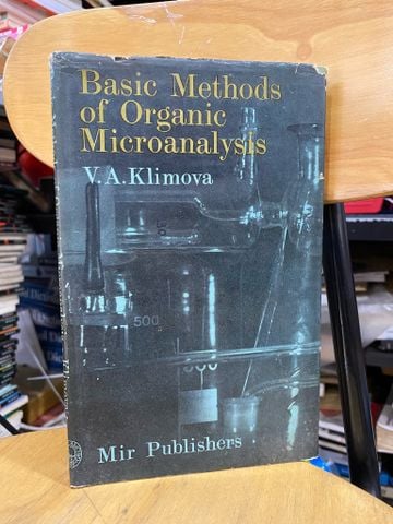  Basic Methods of Organic Microanalysis - V. a. Klimova 