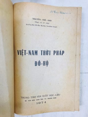 Việt Nam dưới thời pháp đô hộ - Nguyễn Thế Anh