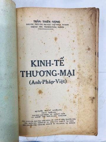 Kinh tế thương mại anh việt pháp - Trần Thiện Vọng
