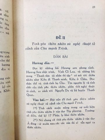 Luận đề về Chu Mạnh Trinh - Nguyễn Sỹ Tế