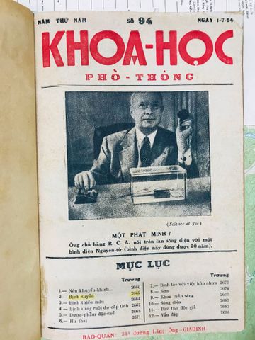  Khoa học phổ thông số 94 -105 ( trọn 12 số đóng chung bìa cứng ) 