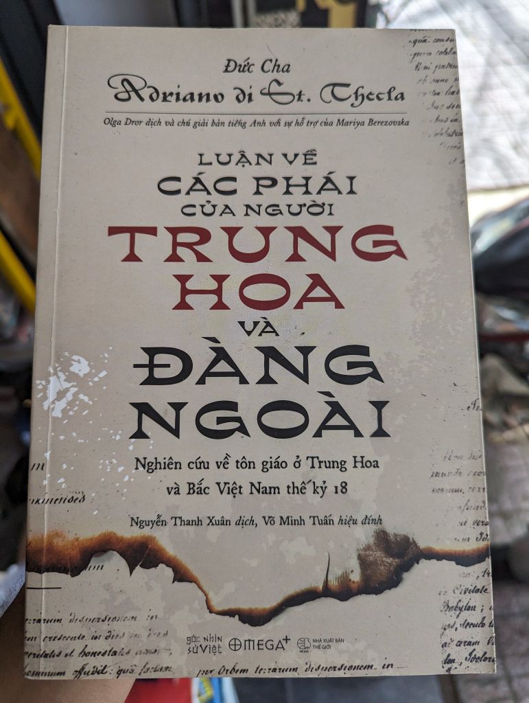  Luận Về Các Phái của Người Trung Hoa và Đàng Ngoài 