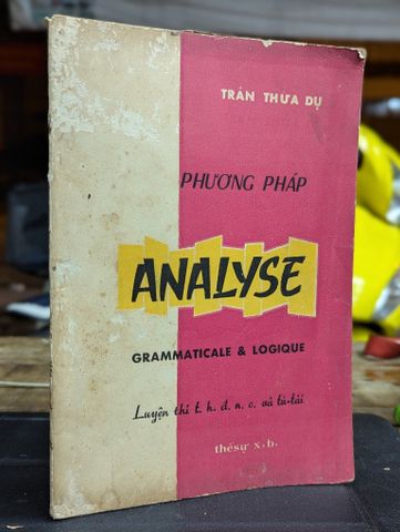  Phương Pháp Analyse - Trần Thừa Dụ 