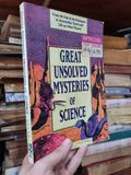  GREAT UNSOLVED MYSTERIES OF SCIENCE : FROM THE END OF THE DINOSAURS TO INTERSTELLA TRAVEL AND LIFE ON OTHER PLANETS- Jerry Lucas 
