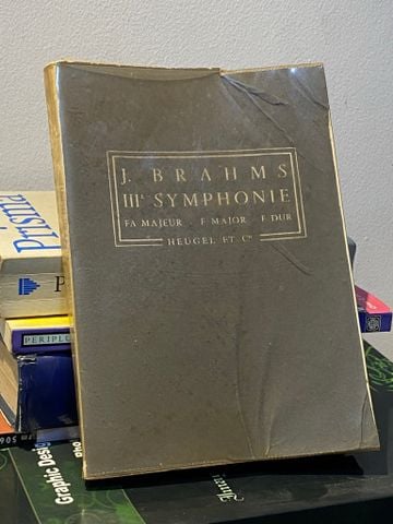  III Symphonie op. 90  Fa Majeur - F Major -F Dur   - J. Brahms 