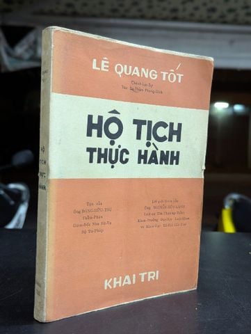 Hộ Tịch Thực Hành - Lê Quang Tốt 