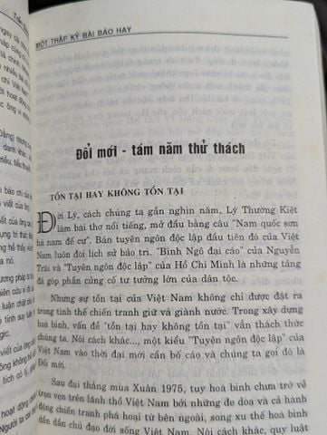  MỘT THẬP KỶ BÀI BÁO HAY - TRƯỜNG GIANG CHỦ BIÊN 