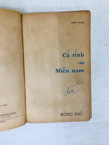 CÁ TÍNH CỦA MIỀN NAM - SƠN NAM