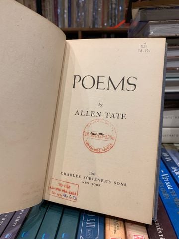  POEMS by Allen Tate 