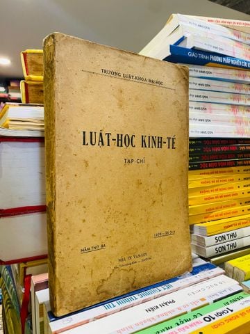  Luật Học Kinh Tế Tạp Chí Trước 1975 