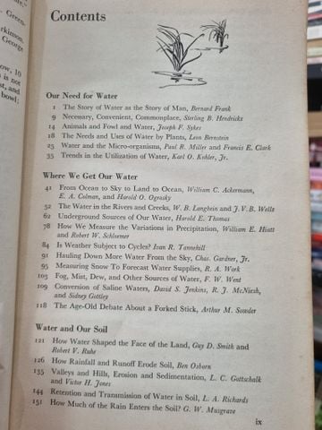  WATER : THE YEARBOOK OF AGRICULTURE 1955 - THE UNITED STATES DEPARTMENT OF AGRICULTURE 