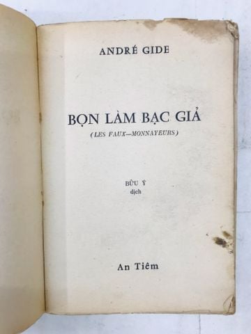 Bọn làm bạc giả - Andre Gide