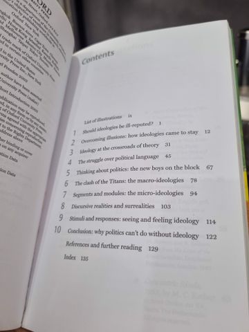  IDEOLOGY : A VERY SHORT INTRODUCTION - MICHAEL FREEDEN 