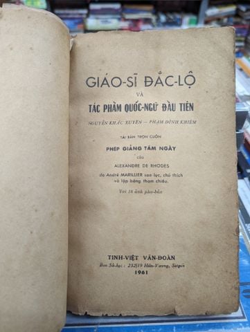  Phép giảng tám ngày - Alexandre Rhodes 
